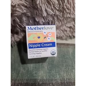 Motherlove Nipple Cream (1 oz) Organic Lanolin-Free Nipple Cream Exp 08/2027